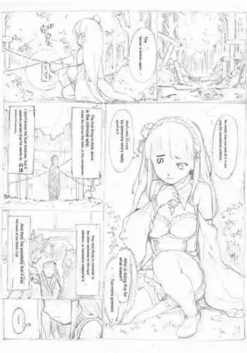 [Fujiwara Shunichi] Emilia Kumo Ito Kousoku Manga (Re: Zero kara Hajimeru Isekai Seikatsu) google translate